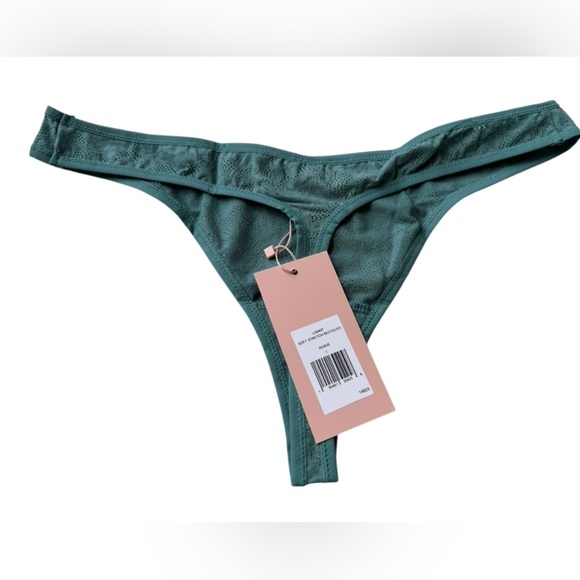 NWT Eberjey Women’s Soft Stretch Thong in Agave in size Large - Picture 3 of 4